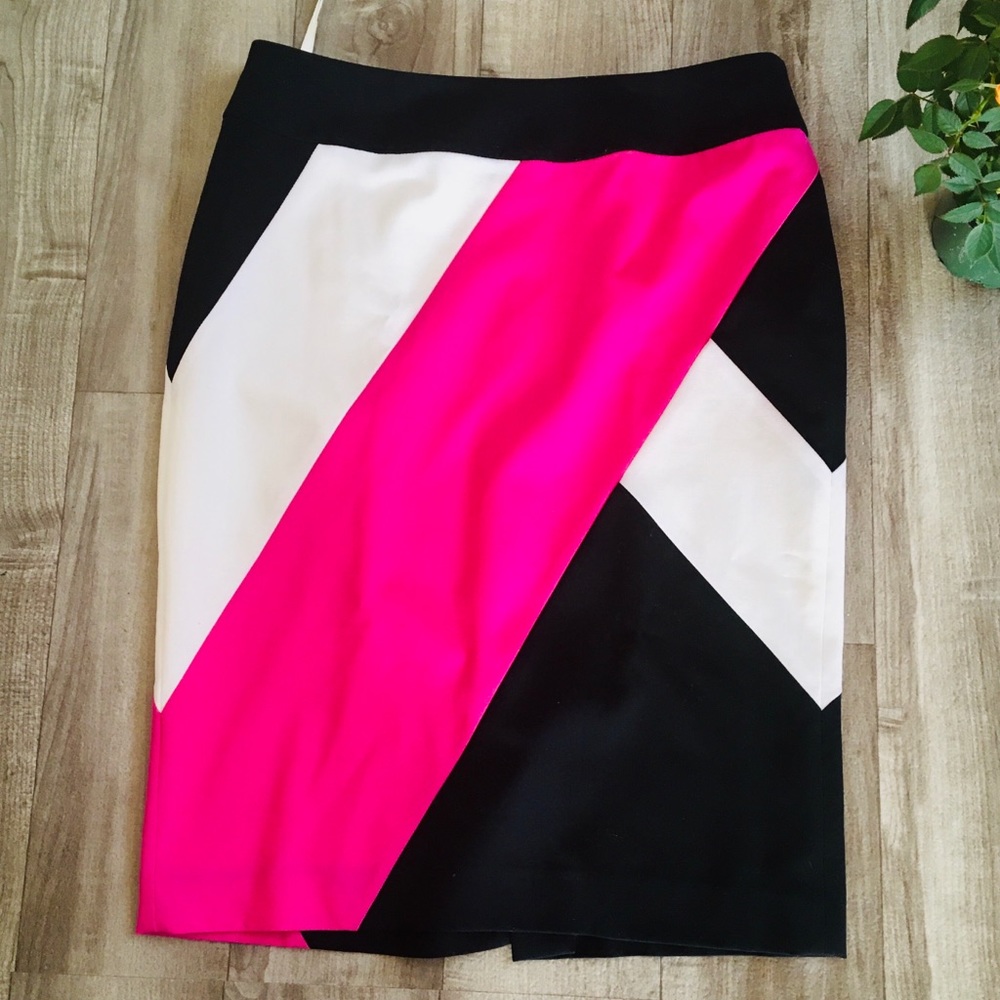 NINE WEST COLOUR BLOCK SKIRT
